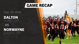 Recap: Dalton  vs. Norwayne  2016