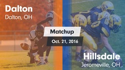 Matchup: Dalton  vs. Hillsdale  2016