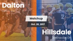 Matchup: Dalton  vs. Hillsdale  2017