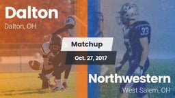 Matchup: Dalton  vs. Northwestern  2017