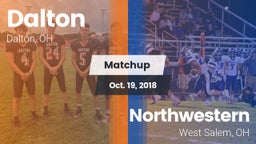 Matchup: Dalton  vs. Northwestern  2018