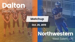 Matchup: Dalton  vs. Northwestern  2019