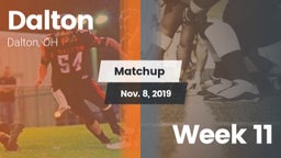 Matchup: Dalton  vs. Week 11 2019