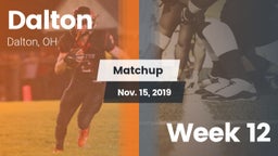 Matchup: Dalton  vs. Week 12 2019