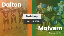 Matchup: Dalton  vs. Malvern  2020