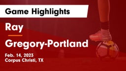 Ray  vs Gregory-Portland  Game Highlights - Feb. 14, 2023