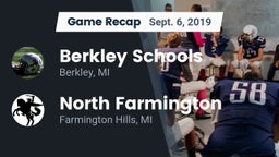 Recap: Berkley Schools vs. North Farmington  2019