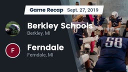 Recap: Berkley Schools vs. Ferndale  2019
