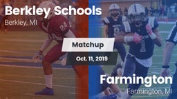 Matchup: Berkley Schools vs. Farmington  2019