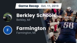 Recap: Berkley Schools vs. Farmington  2019