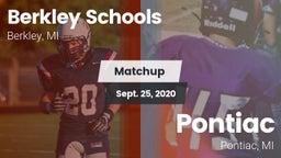 Matchup: Berkley Schools vs. Pontiac  2020