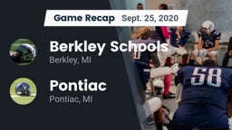 Recap: Berkley Schools vs. Pontiac  2020