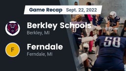 Recap: Berkley Schools vs. Ferndale  2022