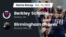 Recap: Berkley Schools vs. Birmingham Groves  2022