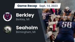 Recap: Berkley  vs. Seaholm  2023