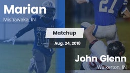 Matchup: Marian  vs. John Glenn  2018