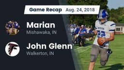 Recap: Marian  vs. John Glenn  2018
