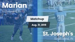 Matchup: Marian  vs. St. Joseph's  2018