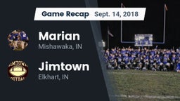 Recap: Marian  vs. Jimtown  2018