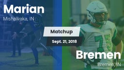 Matchup: Marian  vs. Bremen  2018