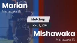 Matchup: Marian  vs. Mishawaka  2018
