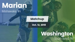 Matchup: Marian  vs. Washington  2018