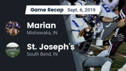 Recap: Marian  vs. St. Joseph's  2019
