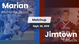 Matchup: Marian  vs. Jimtown  2019