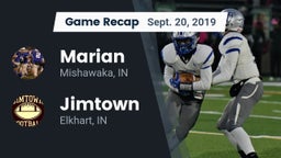 Recap: Marian  vs. Jimtown  2019