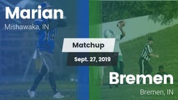 Matchup: Marian  vs. Bremen  2019