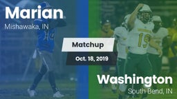 Matchup: Marian  vs. Washington  2019