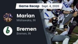 Recap: Marian  vs. Bremen  2020