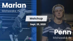 Matchup: Marian  vs. Penn  2020