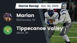Recap: Marian  vs. Tippecanoe Valley  2020