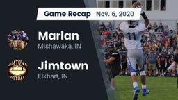Recap: Marian  vs. Jimtown  2020