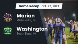 Recap: Marian  vs. Washington  2021