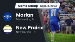 Recap: Marian  vs. New Prairie  2023