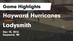 Hayward Hurricanes  vs Ladysmith  Game Highlights - Dec 10, 2016