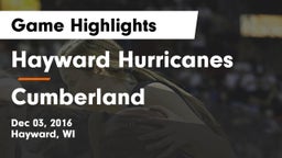 Hayward Hurricanes  vs Cumberland  Game Highlights - Dec 03, 2016
