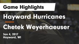 Hayward Hurricanes  vs Chetek Weyerhaeuser  Game Highlights - Jan 4, 2017