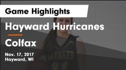 Hayward Hurricanes  vs Colfax  Game Highlights - Nov. 17, 2017