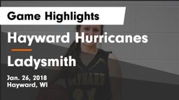 Hayward Hurricanes  vs Ladysmith  Game Highlights - Jan. 26, 2018