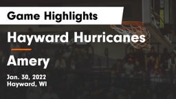 Hayward Hurricanes  vs Amery  Game Highlights - Jan. 30, 2022