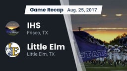Recap: IHS vs. Little Elm  2017