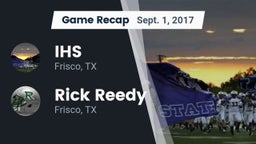 Recap: IHS vs. Rick Reedy  2017