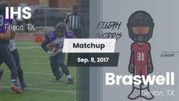 Matchup: IHS vs. Braswell  2017