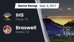 Recap: IHS vs. Braswell  2017