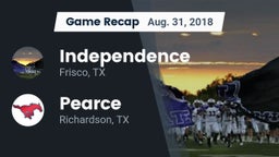 Recap: Independence  vs. Pearce  2018