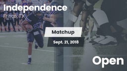 Matchup: IHS vs. Open 2018