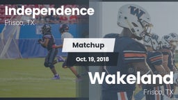 Matchup: IHS vs. Wakeland  2018